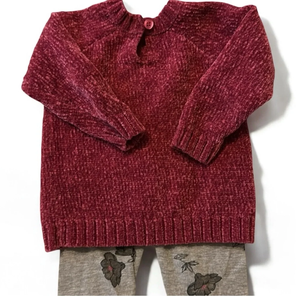 Jessica Simpson sweater and leggings set 18months